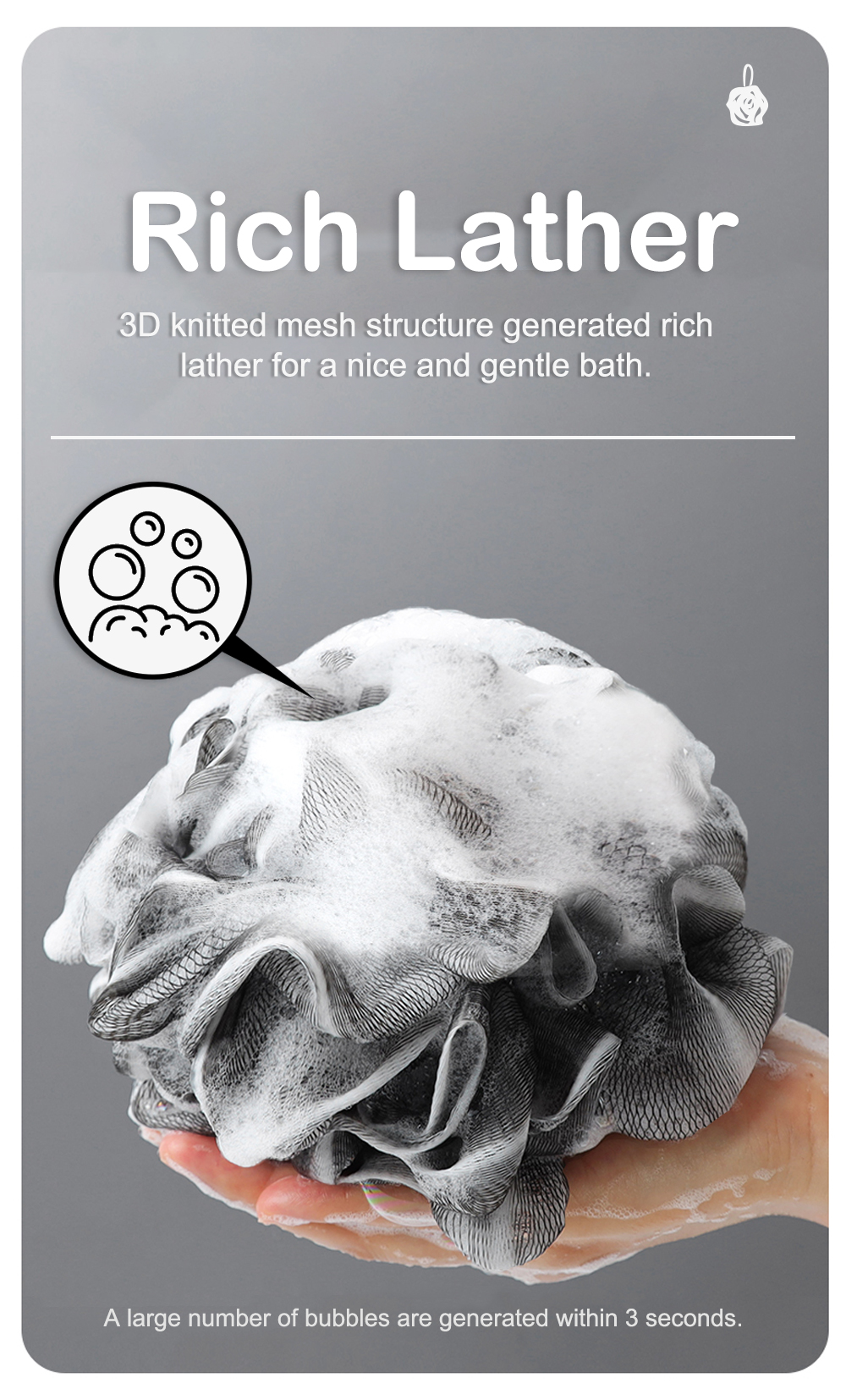 Enlarged and Thickened Bath Ball-2-1